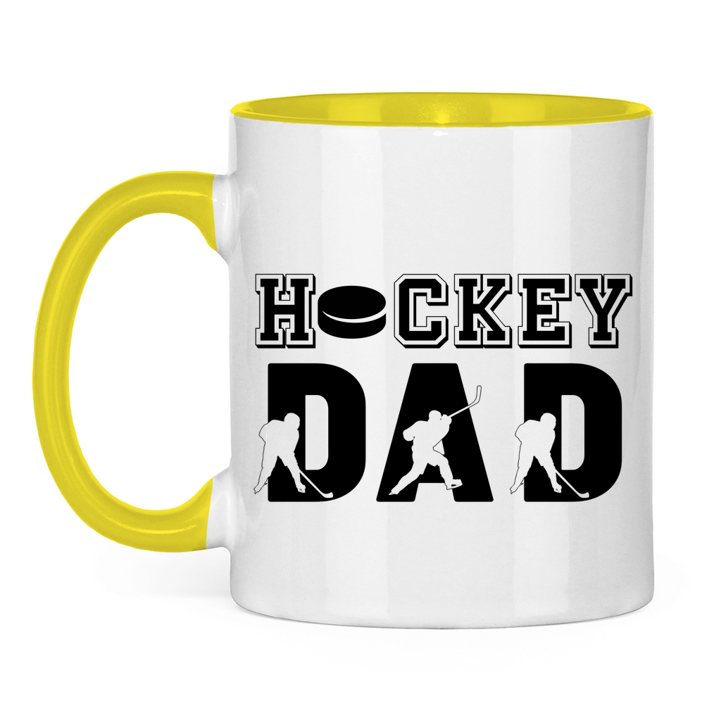 Tasse zweifarbig HOCKEYDAD SPIELER