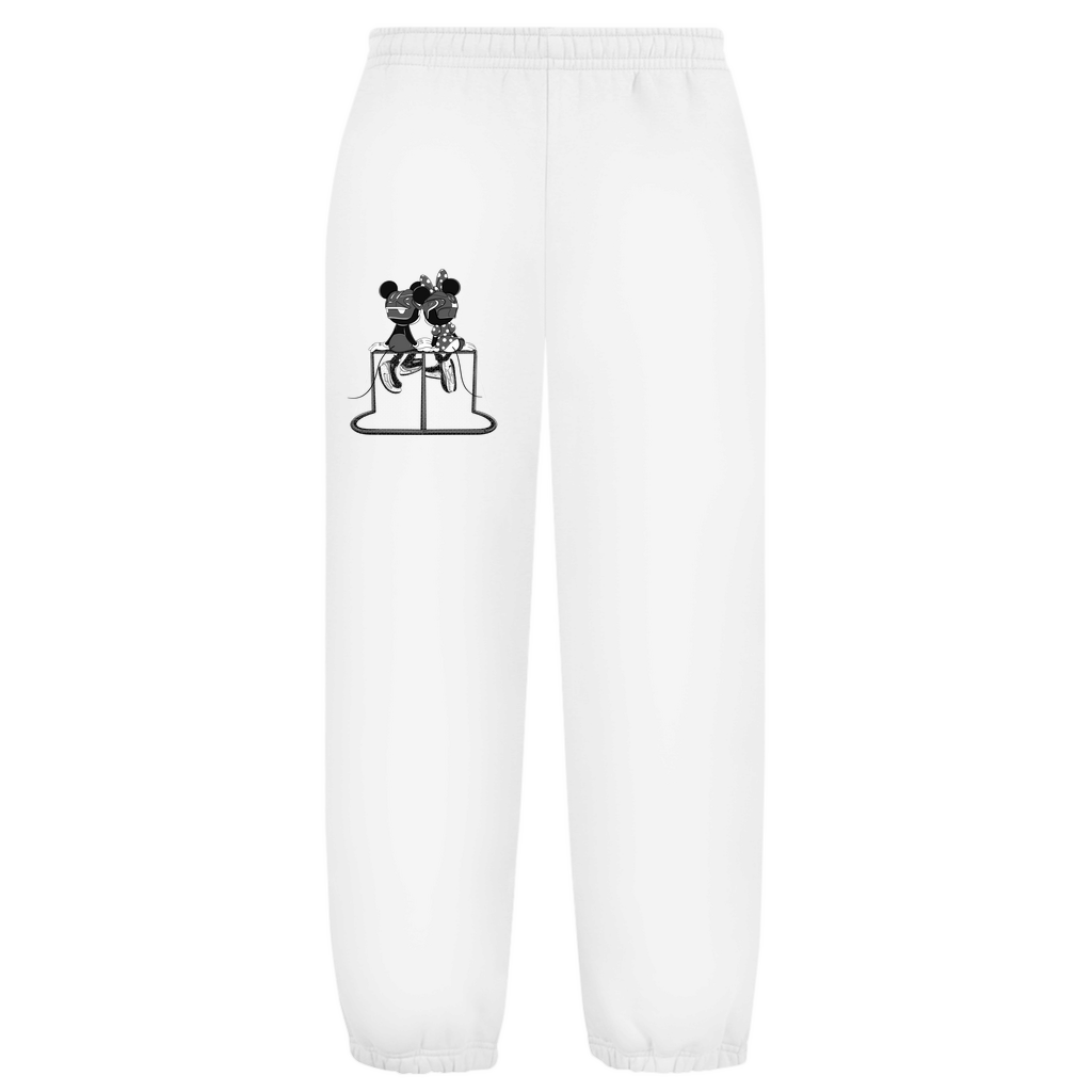 Oversize Sweatpants MOUSE COUPLE BW