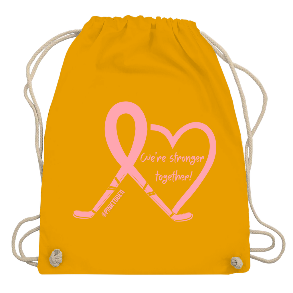 Turnbeutel PINKTOBER STRONGER TOGETHER