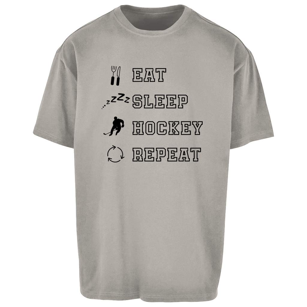 Oversize T-Shirt EAT, SLEEP REPEAT