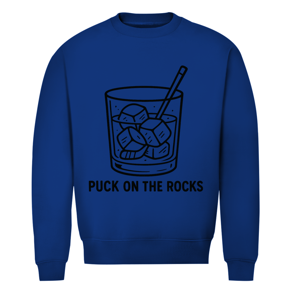 Unisex Sweatshirt  PUCK ON THE ROCKS