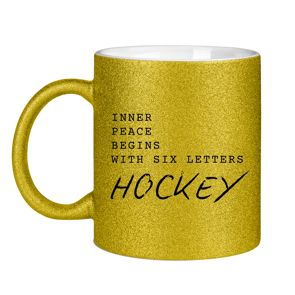 Glitzertasse INNER PEACE