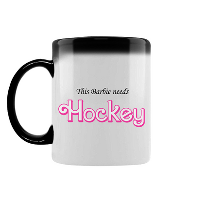Zaubertasse BARBIE NEEDS HOCKEY