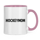 Tasse zweifarbig HOCKEYMOM BRAIN