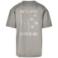 Oversize T-Shirt NEVER SKATE ALONE DOG (back)