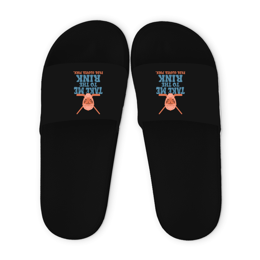 Badelatschen TAKE ME TO THE RINK GOALIE