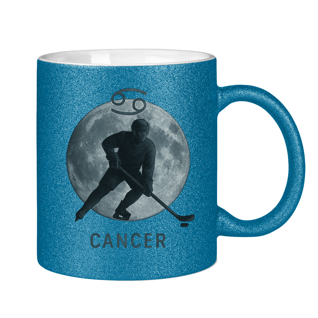 Glitzertasse STERNZEICHEN CANCER / KREBS