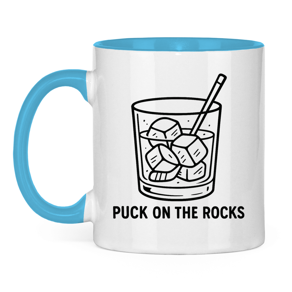 Tasse zweifarbig PUCK ON THE ROCKS