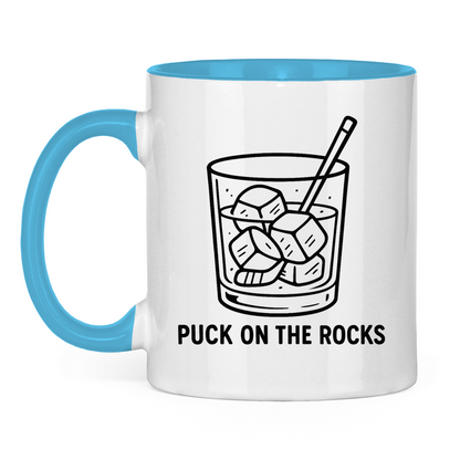 Tasse zweifarbig PUCK ON THE ROCKS