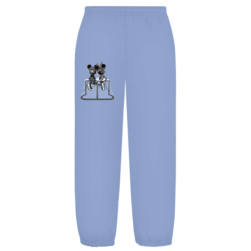 Oversize Sweatpants MOUSE COUPLE BW