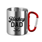 Edelstahltasse HOCKEYDAD