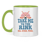 Tasse zweifarbig TAKE ME TO THE RINK