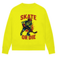 Ladies Sweatshirt HALLOWEEN SKATE OR DIE
