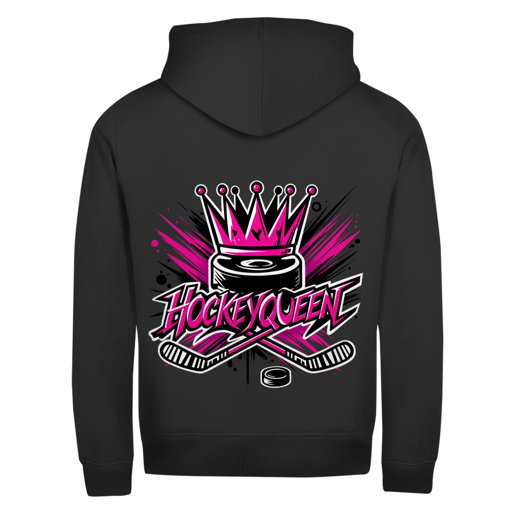 Unisex Zipper HOCKEYQUEEN (front&back)