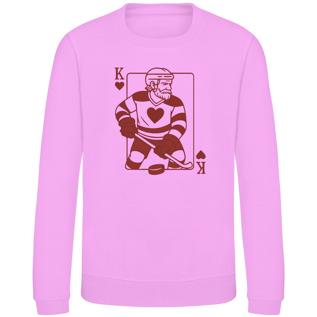 Kids Sweatshirt HOCKEY HERZKÖNIG