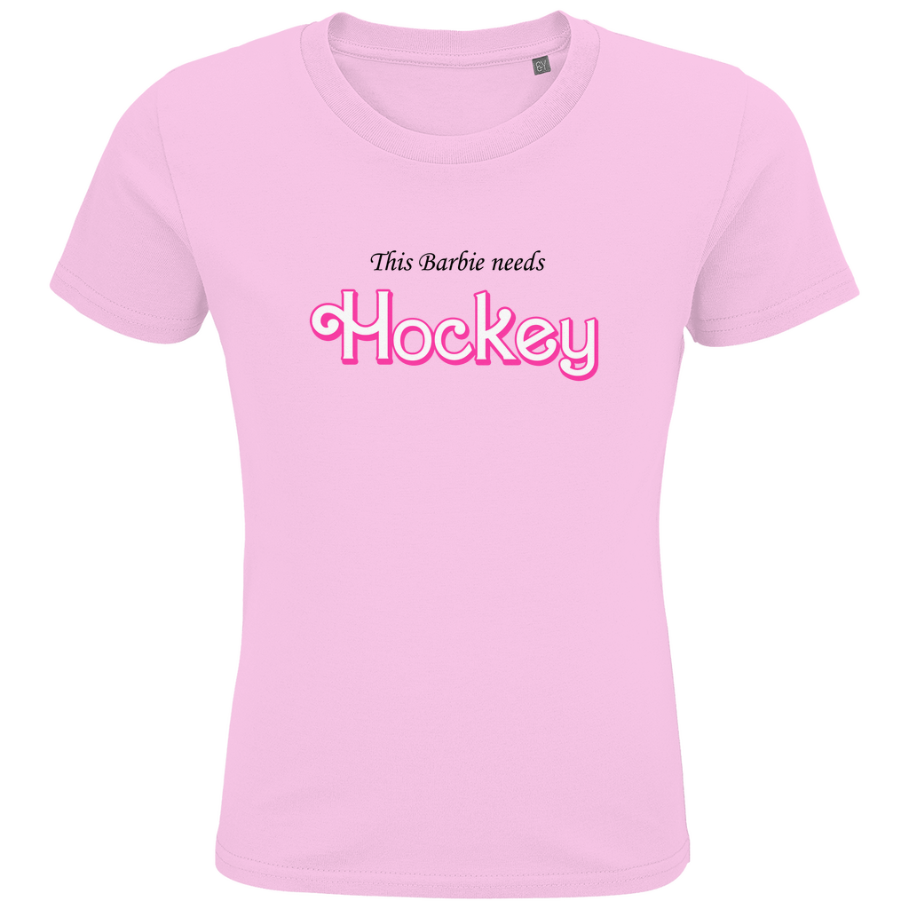 Kids T-Shirt BARBIE NEEDS HOCKEY