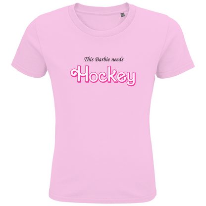 Kids T-Shirt BARBIE NEEDS HOCKEY