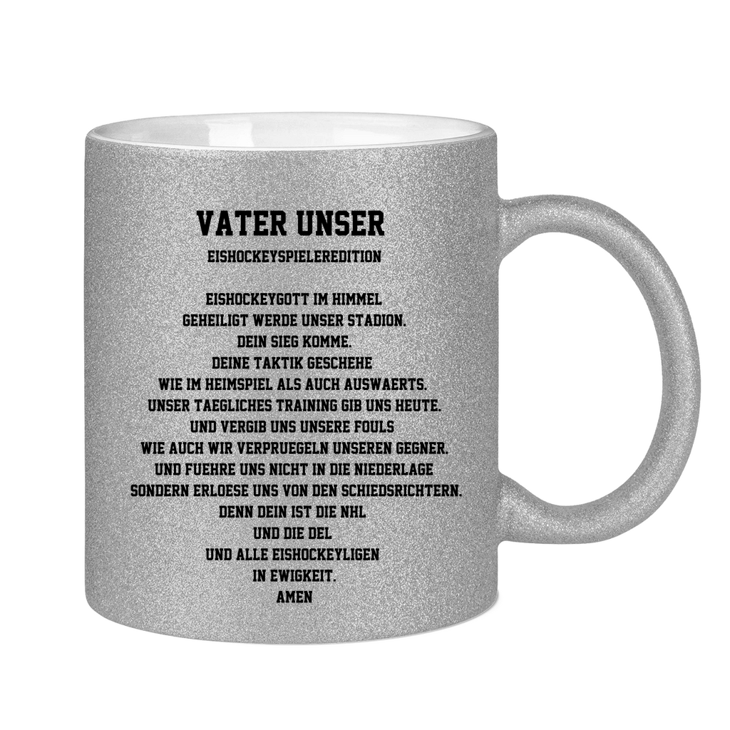 Glitzertasse VATER UNSER SPIELER