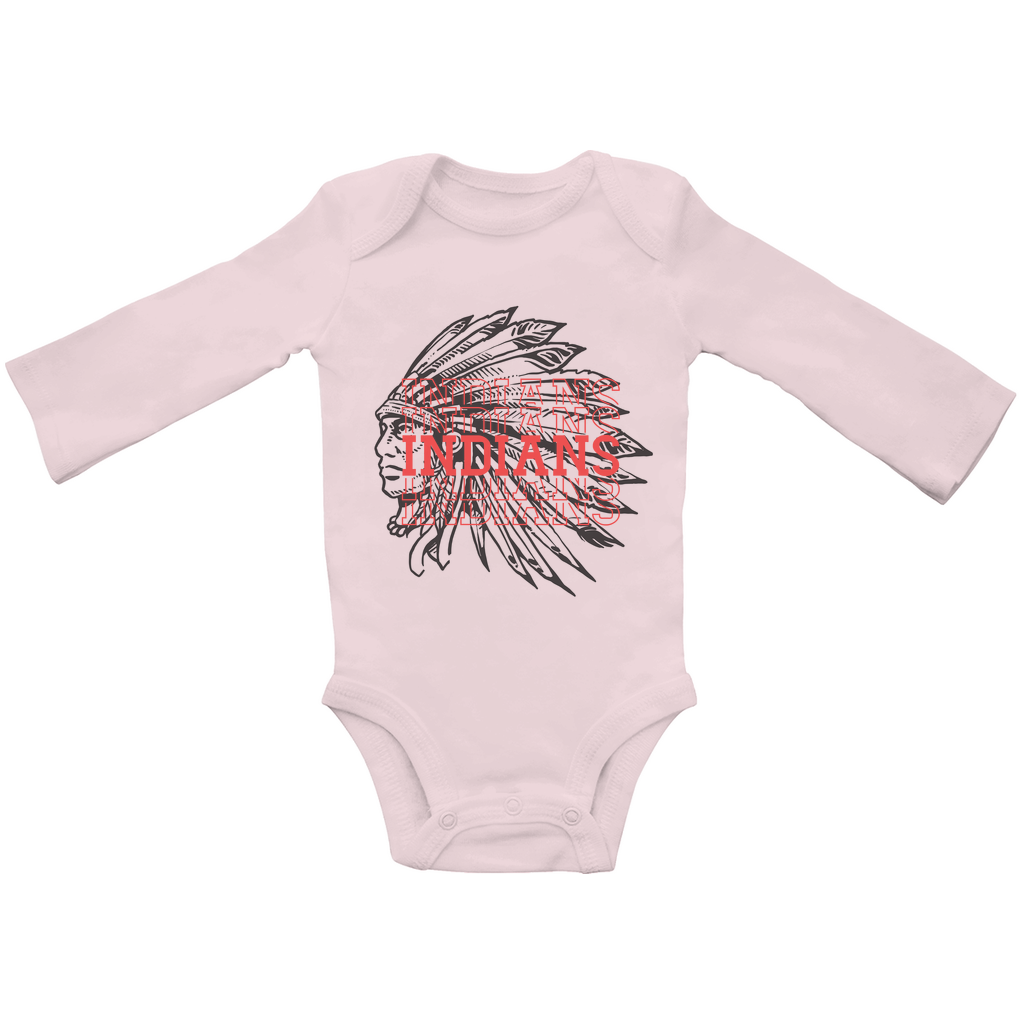Babybody Langarm INDIANS HEAD
