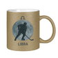 Glitzertasse STERNZEICHEN LIBRA / WAAGE