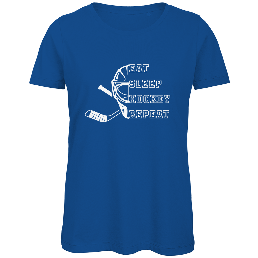 Ladies T-Shirt EAT, SLEEP GOALIE