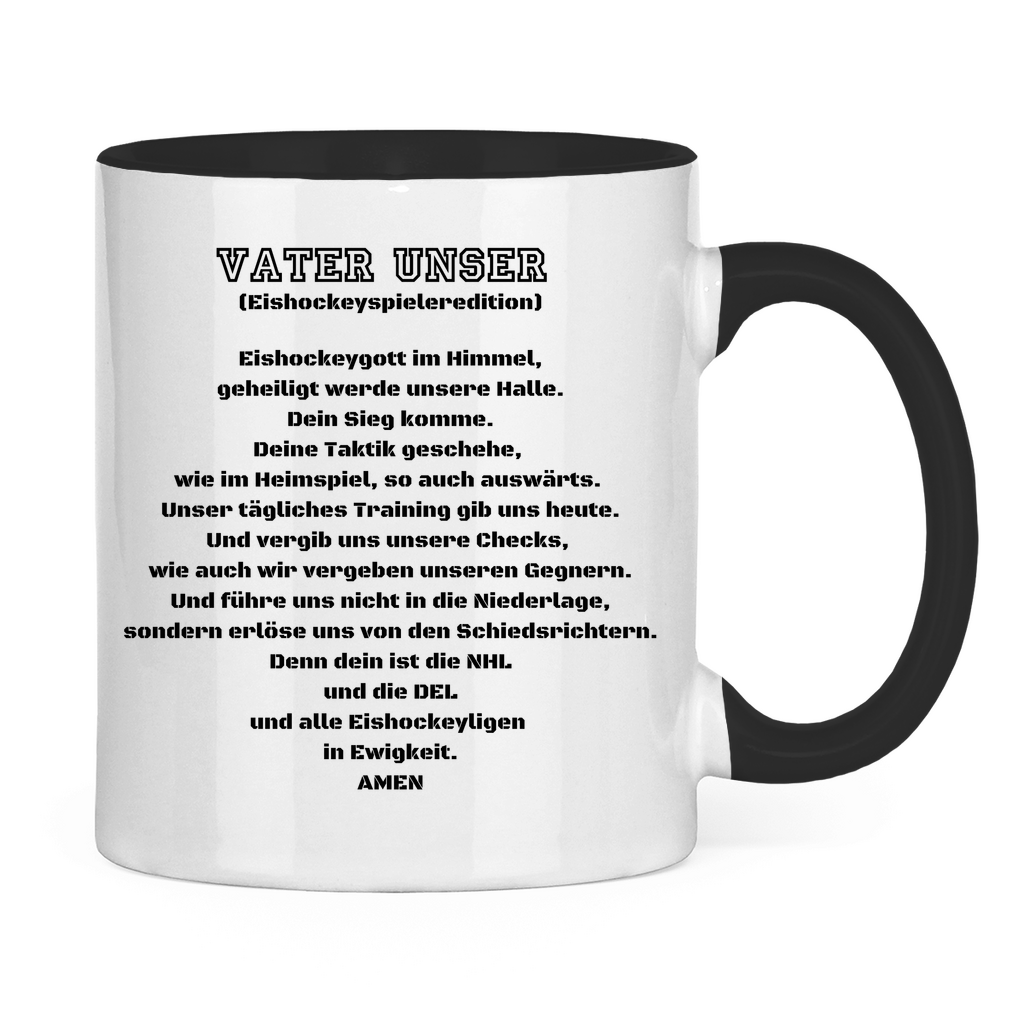 Tasse zweifarbig VATER UNSER SPIELER