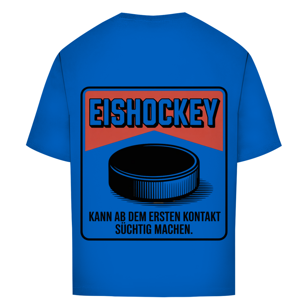 Oversize T-Shirt EISHOCKEY ZIGARETTENSCHACHTEL (back)