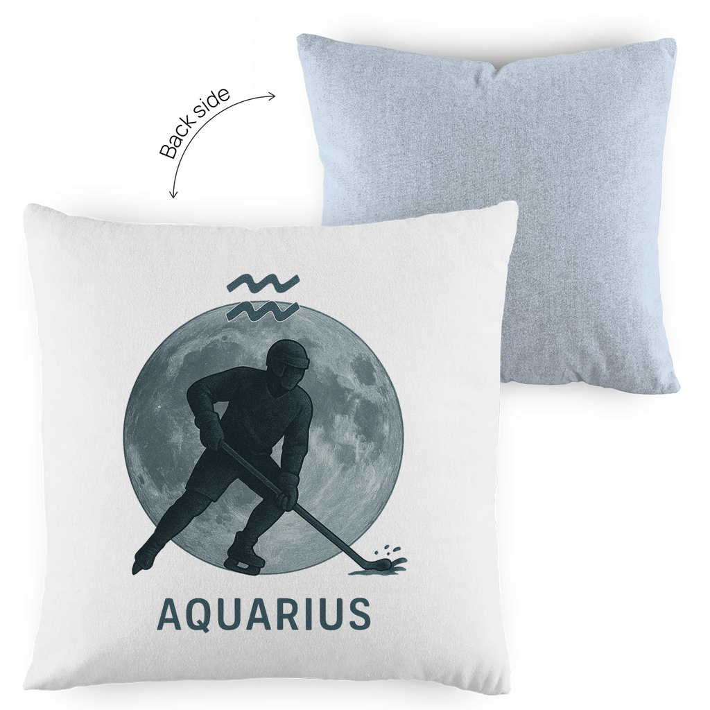 Kopfkissen zweifarbig STERNZEICHEN AQUARIUS / WASSERMANN