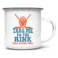 Emaille Tasse TAKE ME TO THE RINK GOALIE