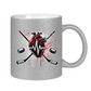 Glitzertasse HOCKEY HEARTBEAT