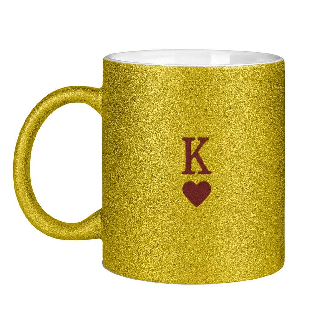 Glitzertasse HOCKEY HERZKÖNIG