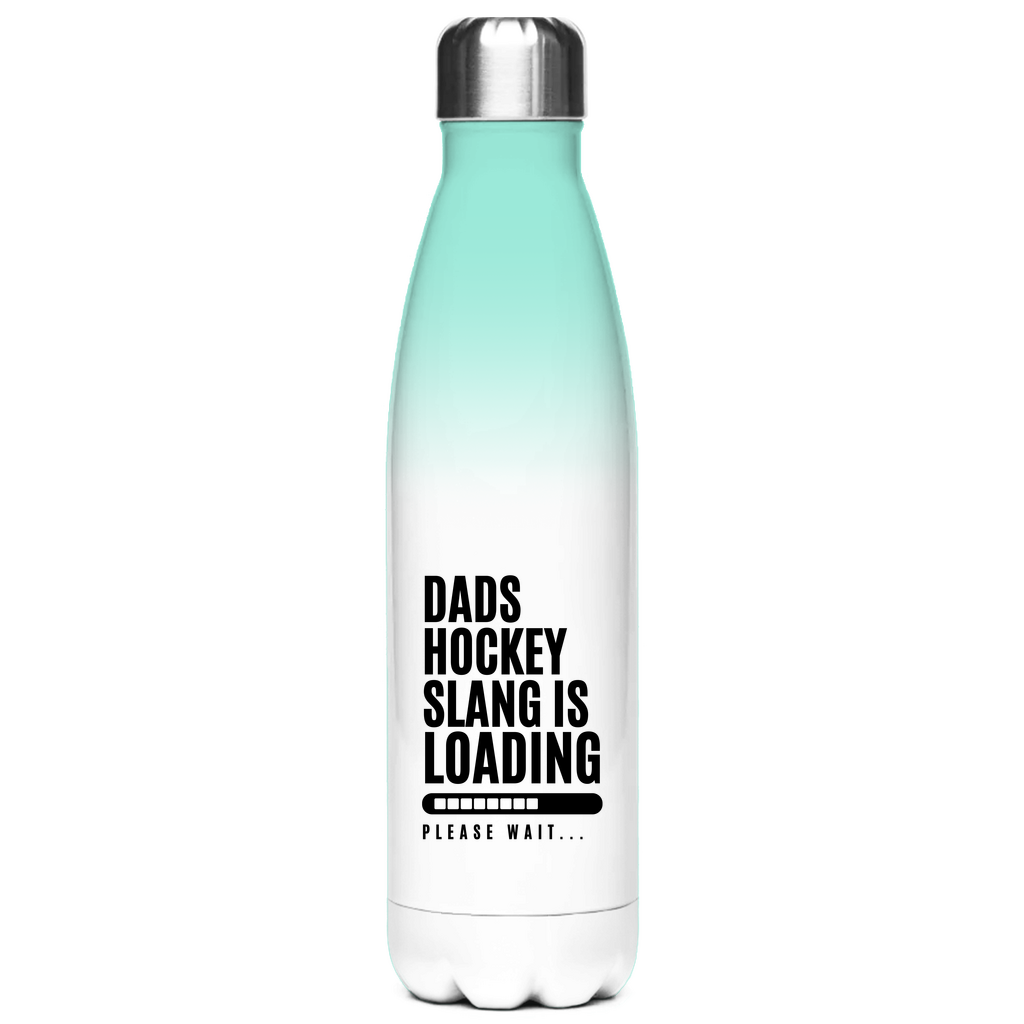 Edelstahl-Thermoflasche HOCKEYDADS SLOGAN
