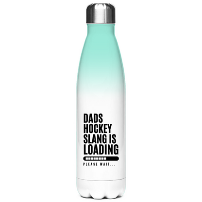 Edelstahl-Thermoflasche HOCKEYDADS SLOGAN