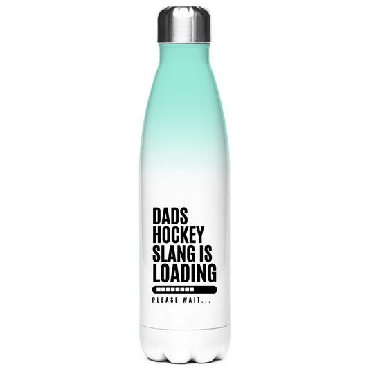 Edelstahl-Thermoflasche HOCKEYDADS SLOGAN