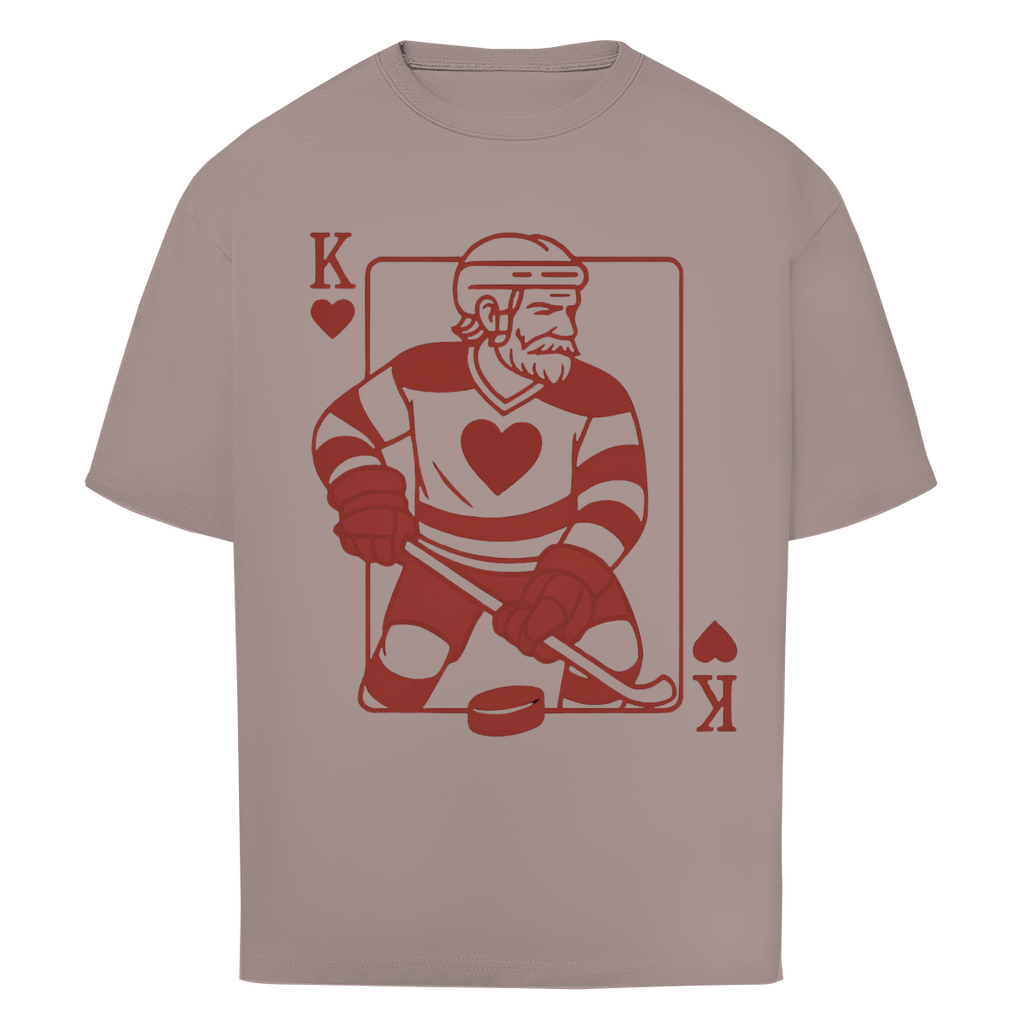 Oversize T-Shirt HOCKEY HERZKÖNIG