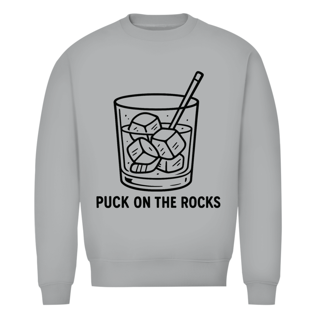 Unisex Sweatshirt  PUCK ON THE ROCKS