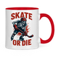 Tasse zweifarbig HALLOWEEN SKATE OR DIE