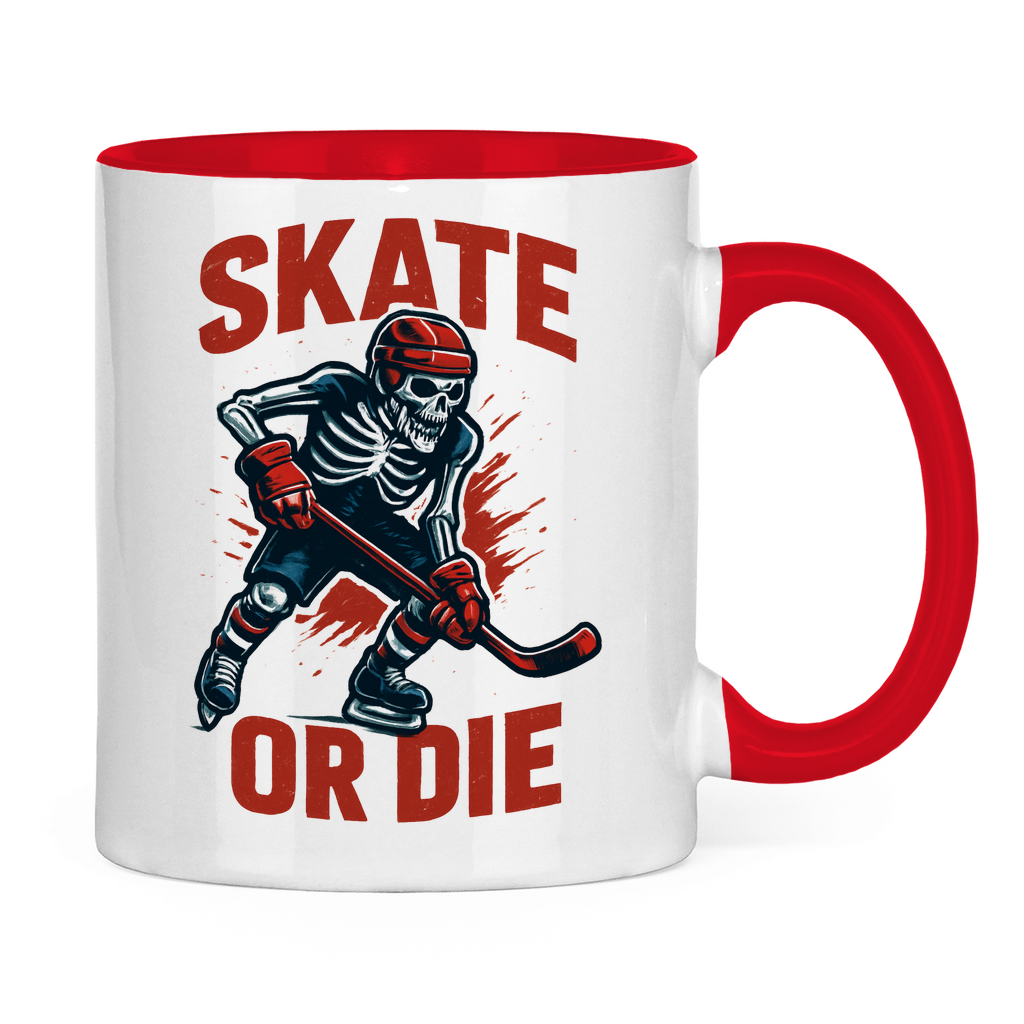 Tasse zweifarbig HALLOWEEN SKATE OR DIE