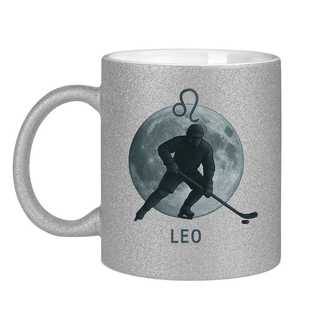 Glitzertasse STERNZEICHEN LEO / LÖWE