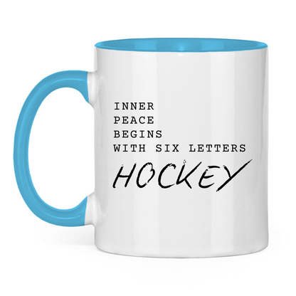Tasse zweifarbig INNER PEACE