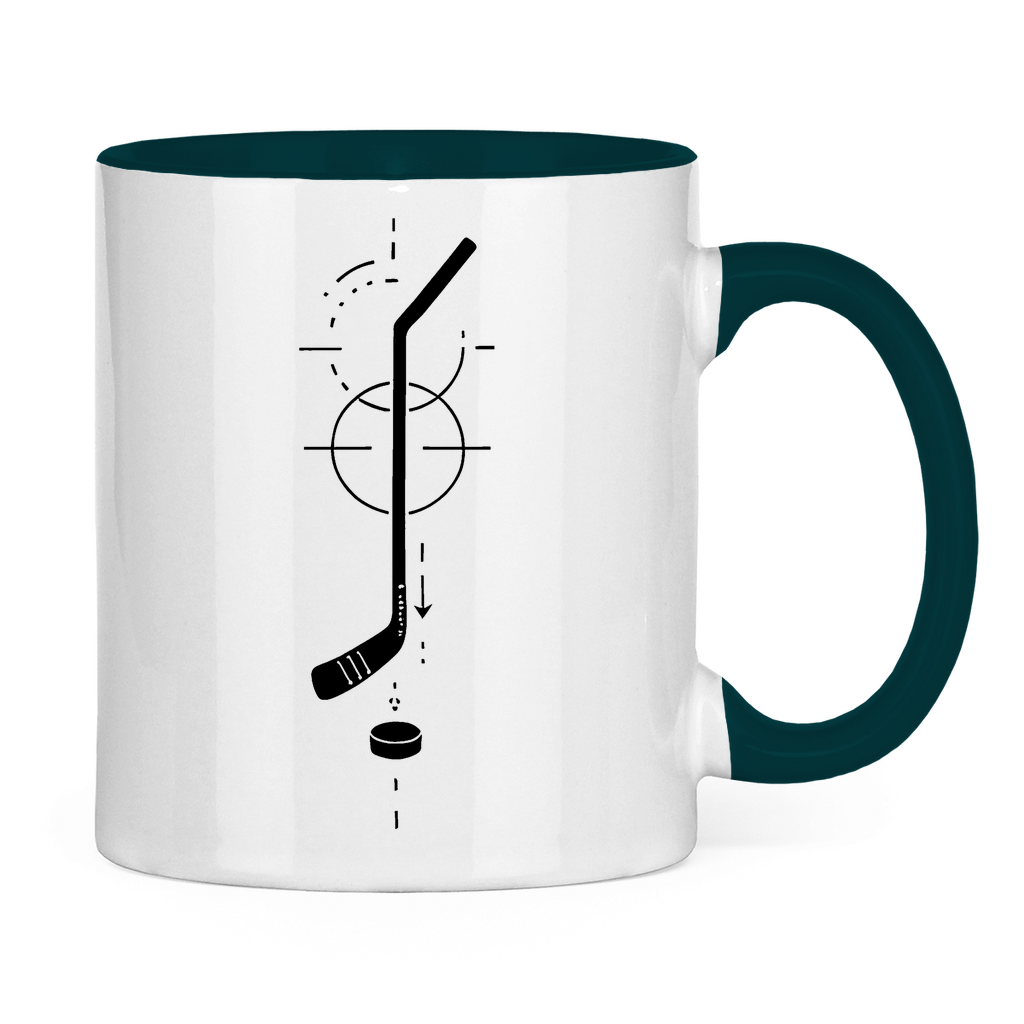 Tasse zweifarbig HOCKEYSTICK MODERN