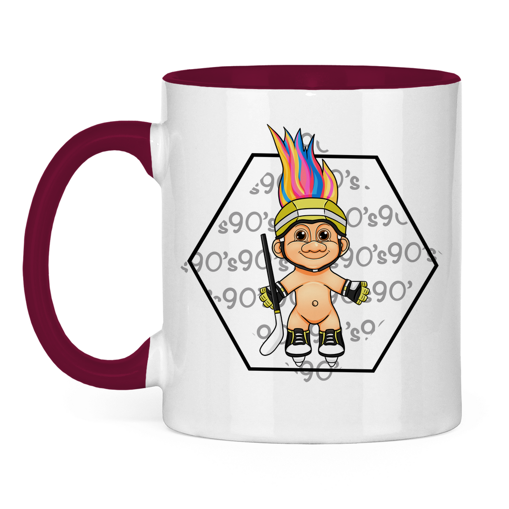 Tasse zweifarbig HOCKEYTROLL