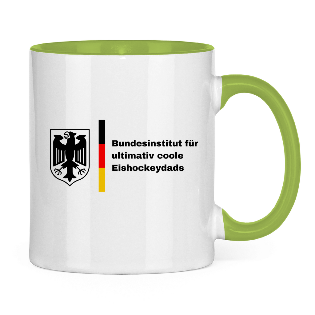 Tasse zweifarbig BUNDESINSTITUT HOCKEYDAD