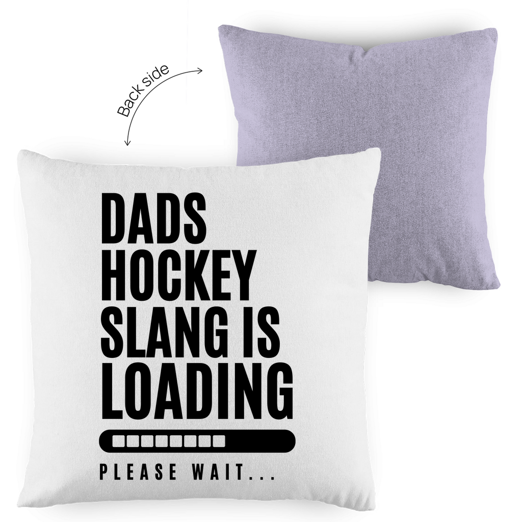 Kopfkissen zweifarbig HOCKEYDADS SLOGAN
