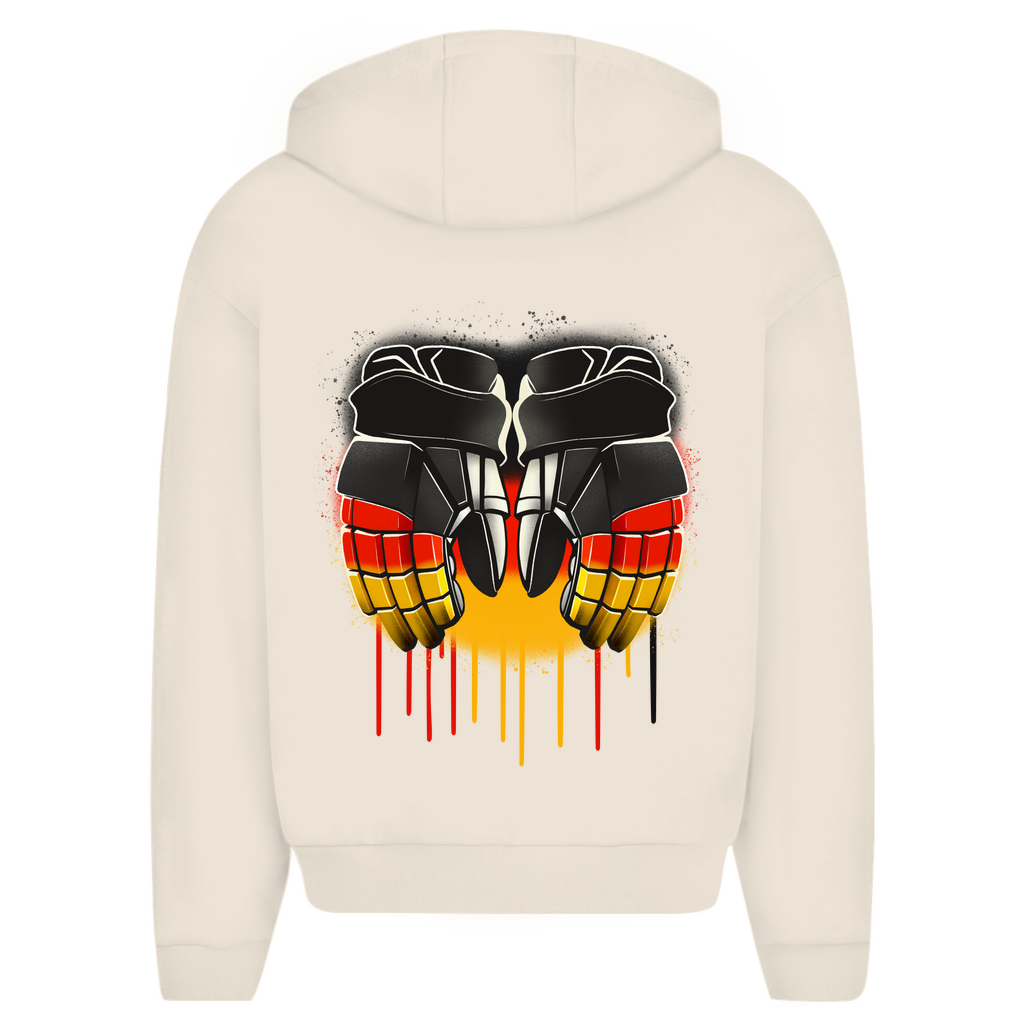 Oversize Zipper GERMAN GLOVES (front&back)