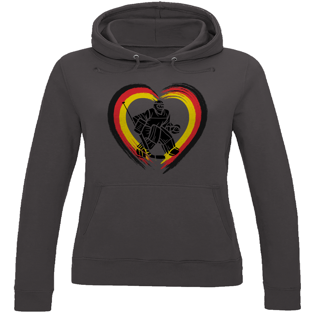 Ladies Hoodie HEART GERMANY GOALIE