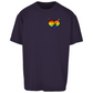 Oversize T-Shirt RAINBOW SKATE HEART