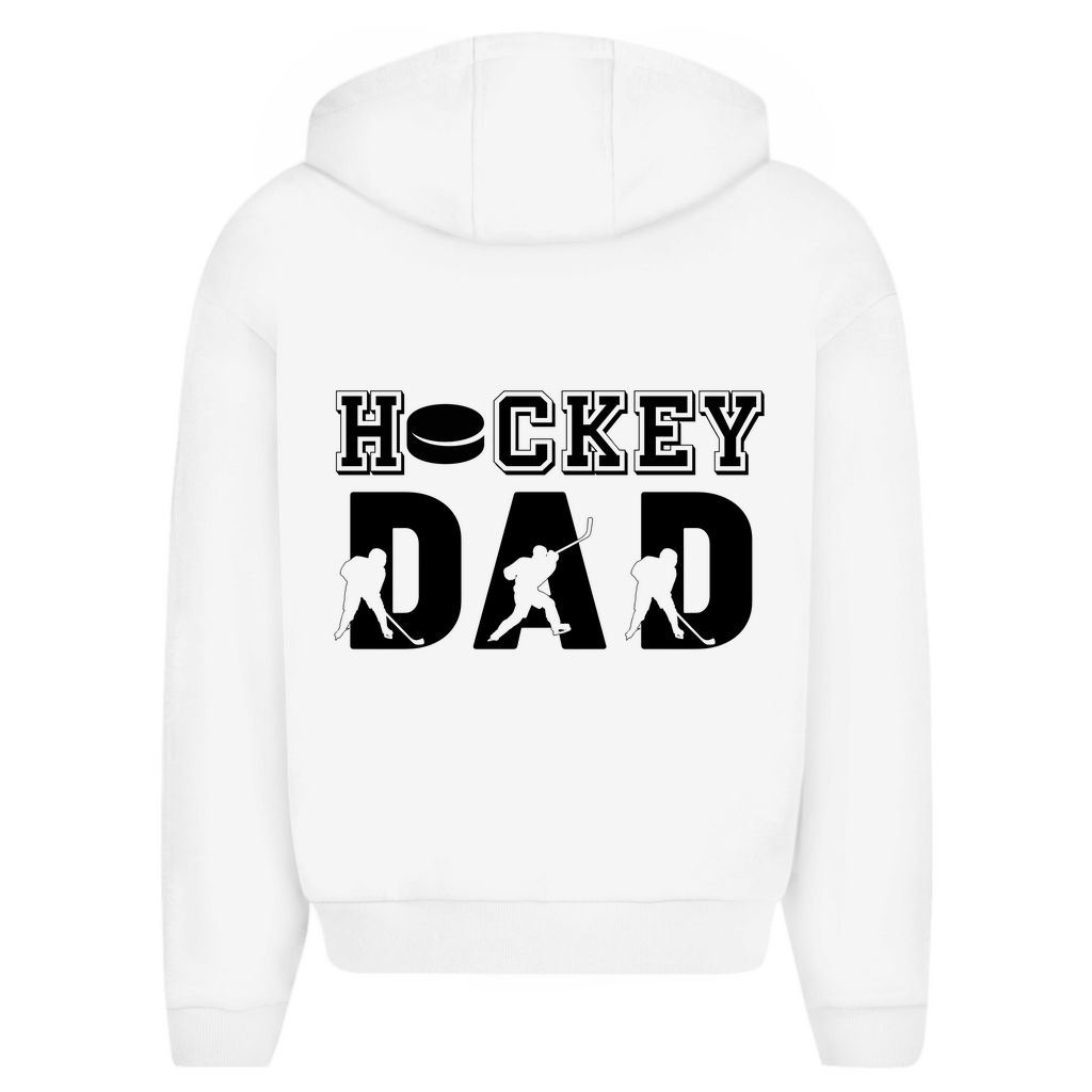 Oversize Zipper HOCKEYDAD SPIELER (front&back)