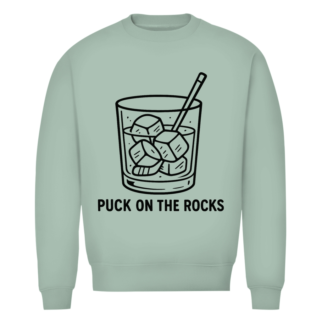 Unisex Sweatshirt  PUCK ON THE ROCKS