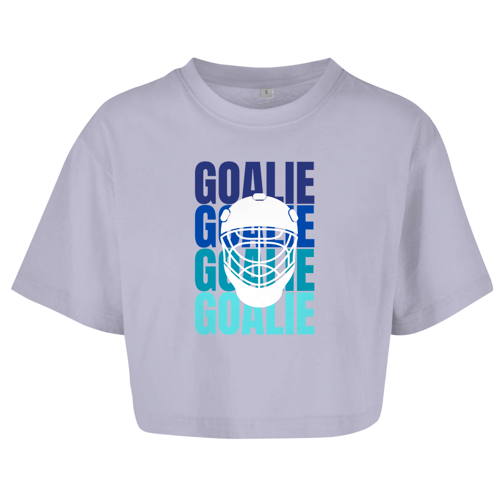 Ladies Crop Top GOALIE MASKE